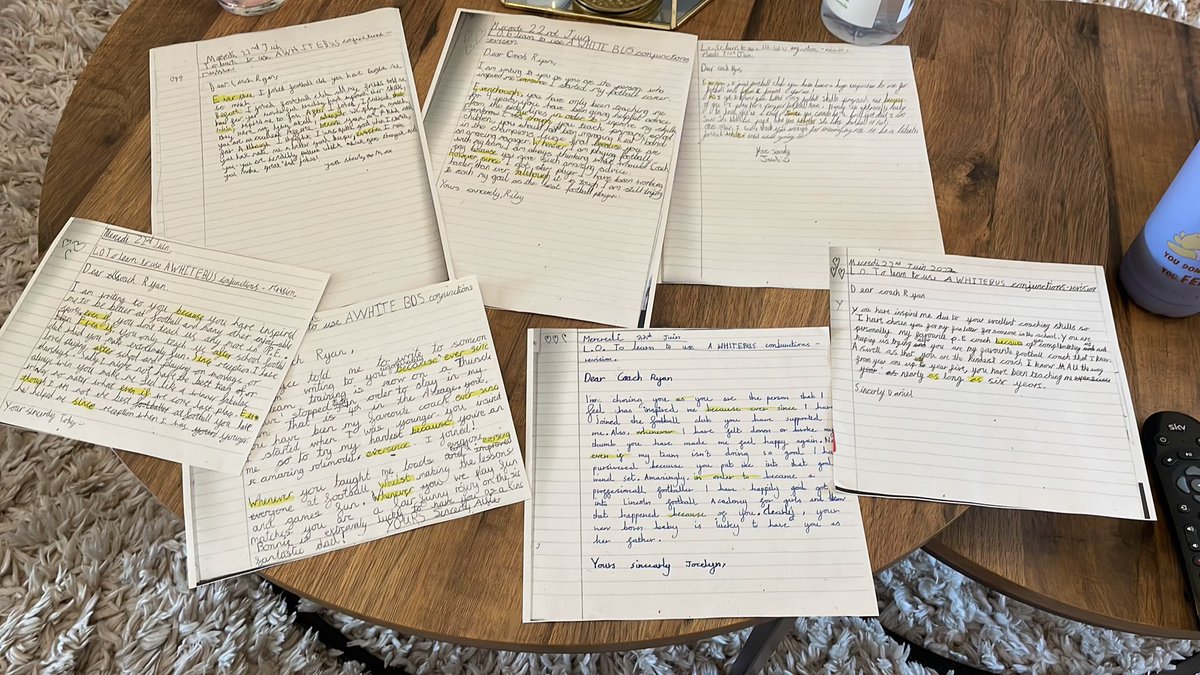 Synergy_Ryan's tweet photo. And this is why I love my job! Thank you so much @ReephamYear5 @Reepham_lincs for these amazing letters I received today! You are a pleasure to teach 👍🏼 Ps. You made Mrs Coach Ryan cry reading these 😂😂 https://t.co/EbiQA9V3dV