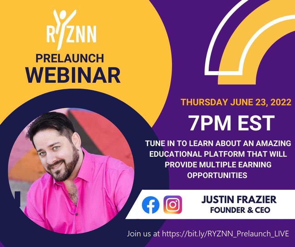 RYZNN90TEN's tweet photo. 🚀 RYZNN will be launching soon!
🤔 What could it do for you?
👀 Don't miss this presentation!

Tune In TODAY, June 23
⏰ 7 PM EST 
https://t.co/XZumKMumDu

#Certificationonline #lessonsonline #onlineclasses #onlinedegree #GraduateFromHome #TheFutureOfEducation https://t.co/yUeGRrzy2d