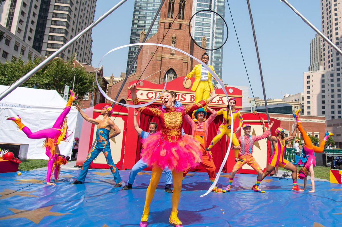 San Francisco's home grown <a href="/CircusBella/">Circus Bella</a> is performing free outdoor shows all over the bay this summer!  Even this Saturday in SOMA <a href="/YBGFestival/">YB Gardens Festival</a> @yerbabuenagarden
Circus interview and preview here:
brokeassstuart.com/2022/06/23/san…