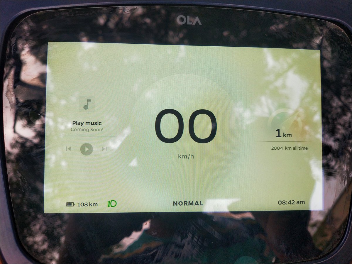 sangmehemants's tweet photo. Thanks a lot Ola.  Successfully driven 2000 km Running  and no issues yet love to drive my Ev scooter #olaelectric #bhash #bhaveshagarwal #evscooter https://t.co/OEascZ8gxb