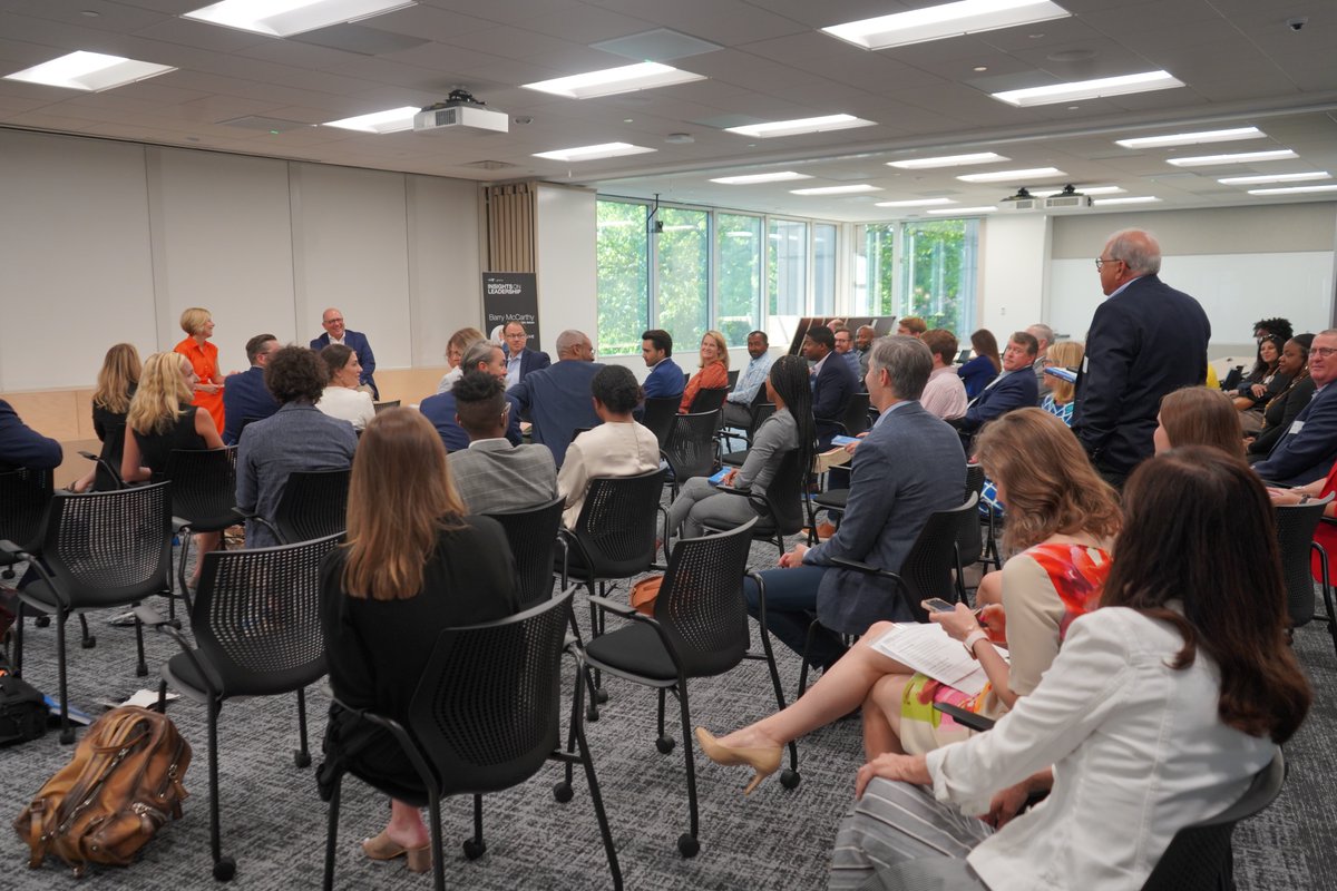 atlchamber's tweet photo. “Atlanta is truly the fintech capital of the world.” Thank you to @BarryDeluxeCorp &amp;  the @Deluxe team for hosting us at another @Delta Insights on Leadership. Barry sat down with @KatieBizU to discuss Deluxe’s technology transformation and more. https://t.co/pHsU0LpnwO