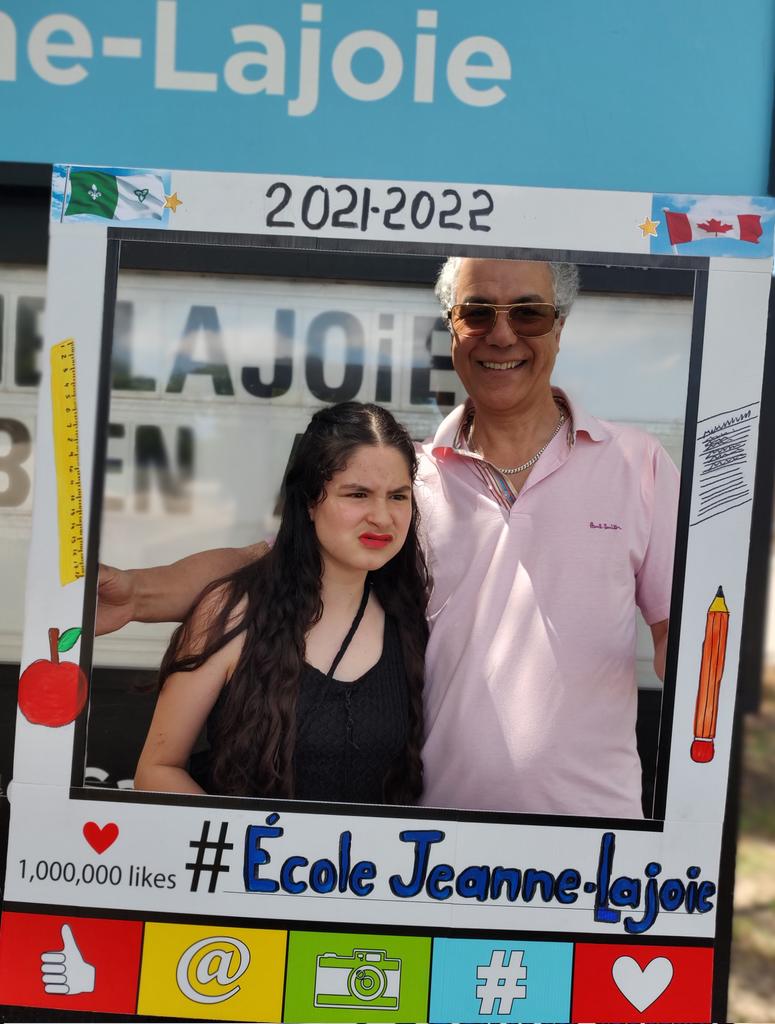 Très fier de la #graduation2022 de ma fille Louisa à <a href="/EEJeanneLajoie/">École Jeanne-Lajoie</a>