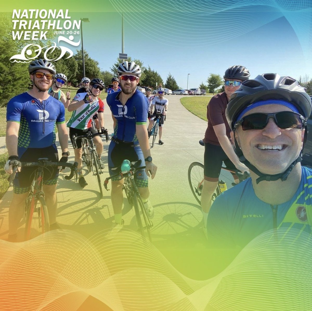 Playtri's tweet image. It’s #TriWeek and today is all about celebrating the community of clubs - from Collegiate Clubs and Women’s NCAA Triathlon teams to age group and youth clubs! @usatriathlon 

Playtri.com