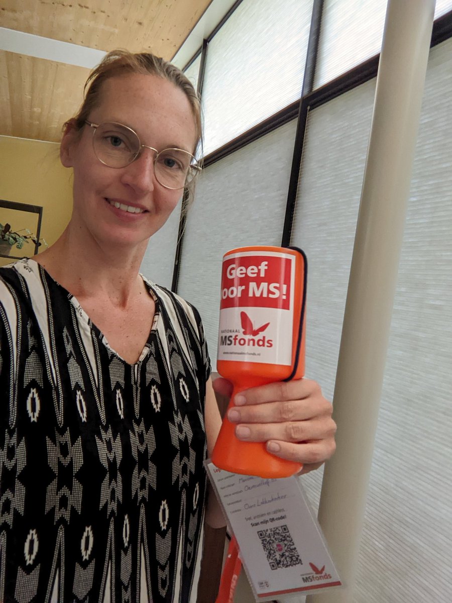 MSWarriorMJ's tweet photo. Hij is weer binnen! Wie gaat er nog meer collecteren volgende week? ๐ซฐ๐๐๐ฐ #MScollecte22 @NationalMSFonds #geefgul #geefgeld https://t.co/yB7bFbAZzg