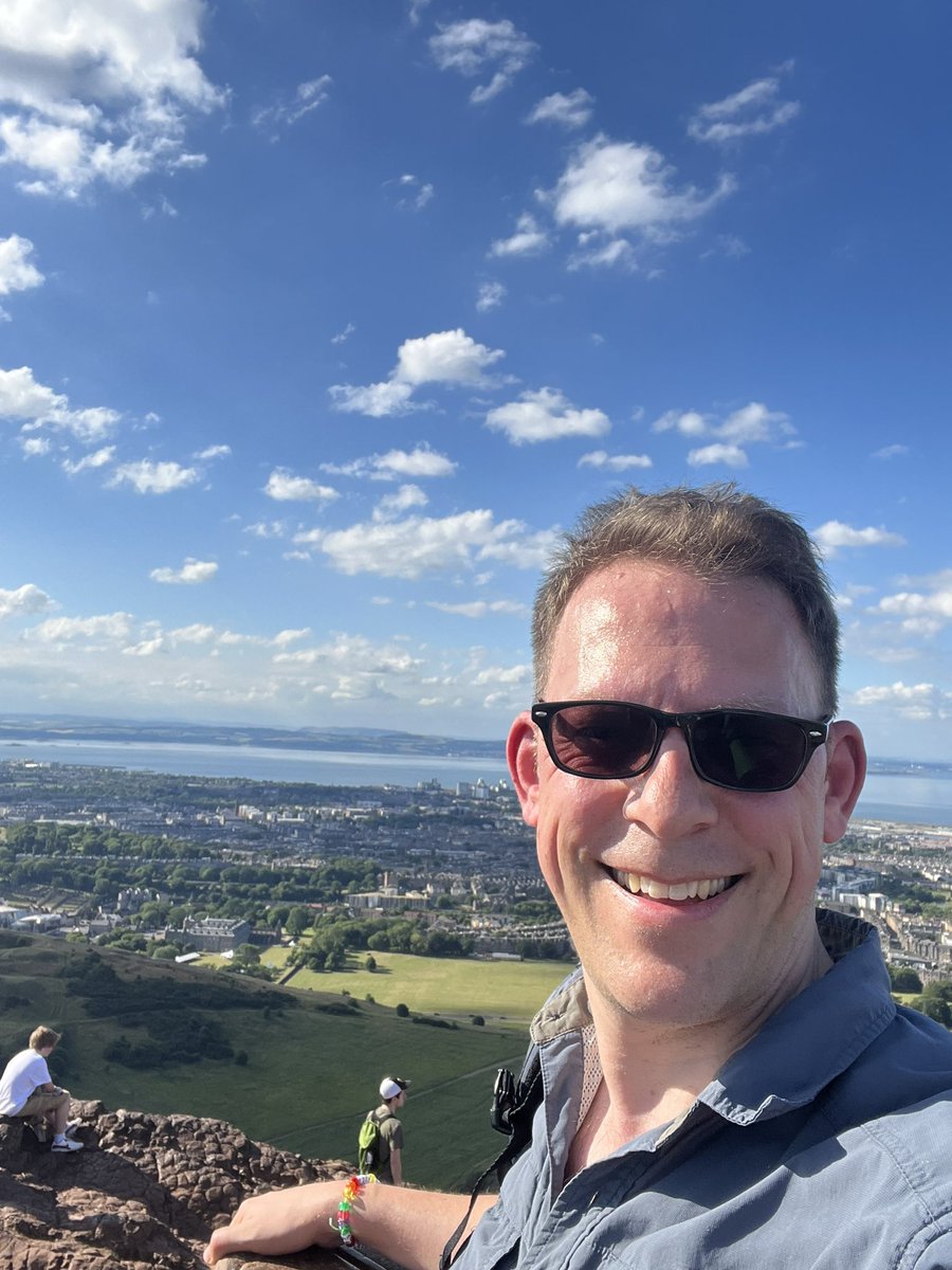 I went to #RCPsychIC for an international Congress on world-leading psychiatry and all I got was this absolutely amazing view from Arthur’s Seat (but no T-shirt).