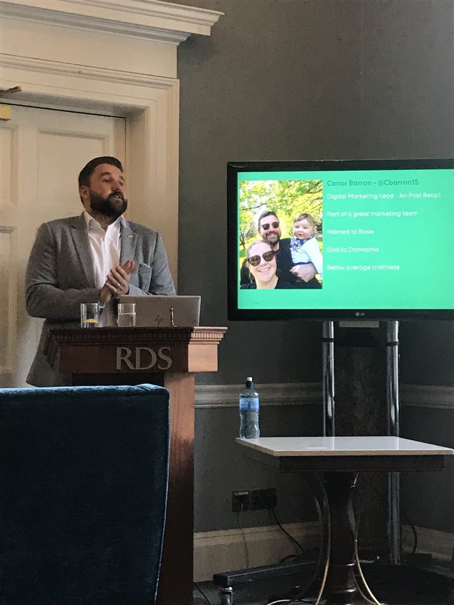 iabireland's tweet photo. Delighted on a sunny evening in Dublin to have ⁦@Cbarron15⁩ speak at our #digitaldinner with thanks to our sponsor ⁦@MediahuisIRL⁩ https://t.co/0uSPV7mo4X