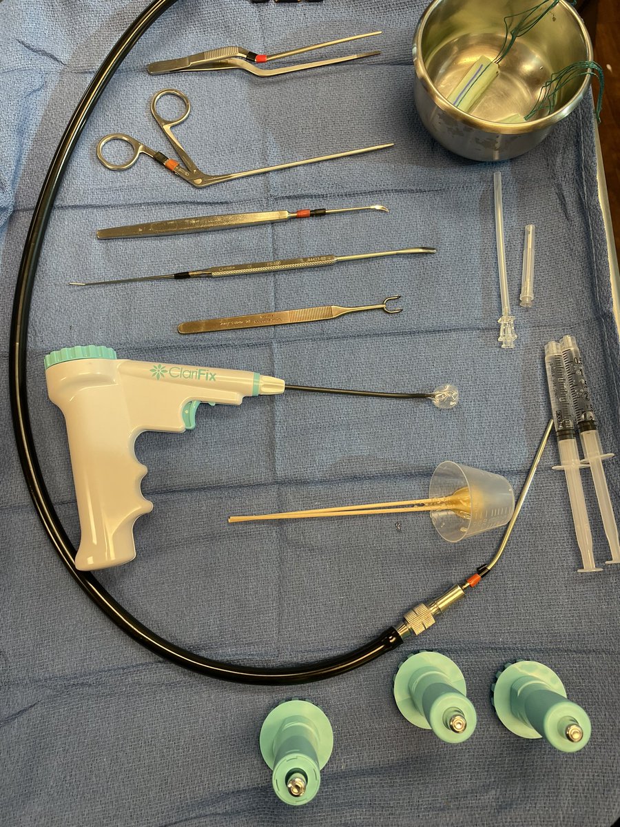 DrScottFortune's tweet photo. Procedure day #Clarifix #Latera #chronicrhinitis #nasalvalvecollapse #officebasedrhinology #minimallyinvasiverhinology https://t.co/vToKe7x7PI