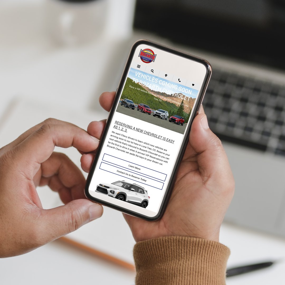 BozarthLoneTree's tweet photo. See what vehicles are on their way to Bozarth Chevrolet and place a reservation so you can be the first to drive it when it arrives! See what's available at https://t.co/PyOQ5YhHqi

#BozarthChevrolet #Chevy #Chevrolet #Inventory #LoneTreeDealership #Dealership #ChevyDealership https://t.co/nfVirlYuXs