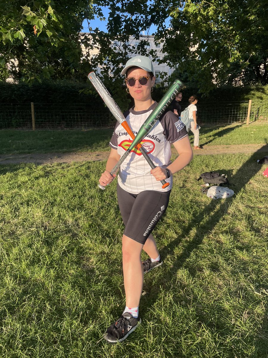 HUGE congrats to first-time MVP Irene 👏 

All-round excellent softballing (and posing 😎). Well done Irene!! 

<a href="/CharitySoftball/">London Charity Softball League</a> #LCSL