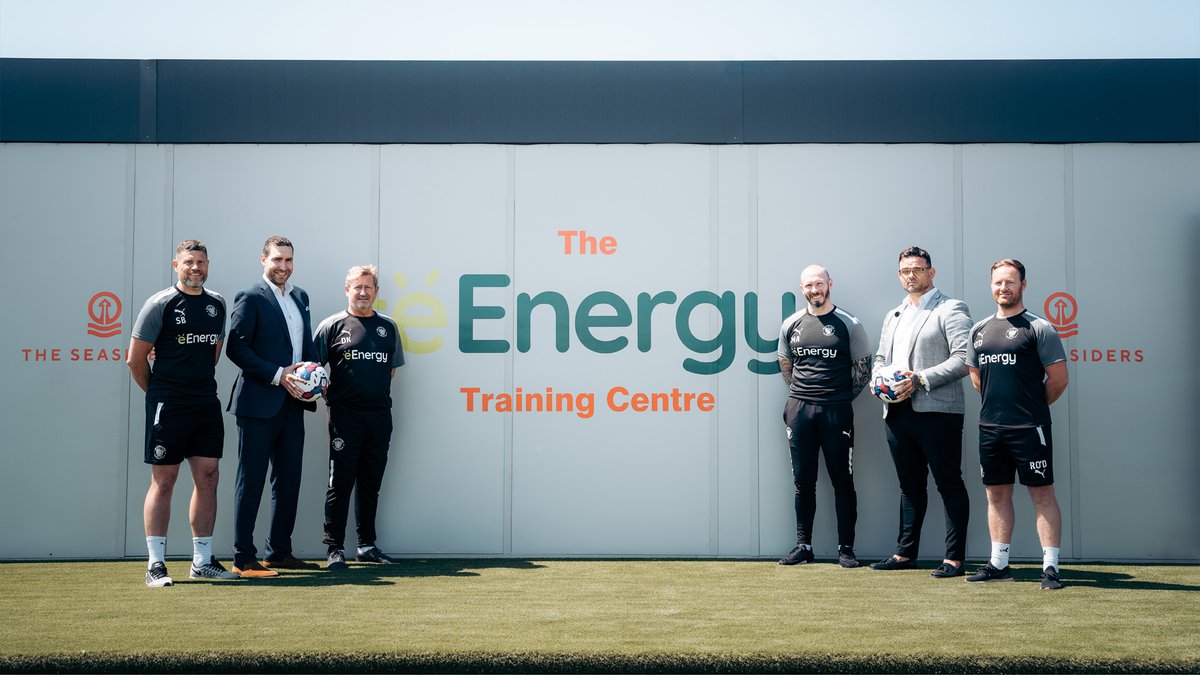🤝 @eenergyplc become official training ground and training wear sponsor, with Squires Gate renamed the eEnergy Training Centre: ⬇️ blackpoolfc.co.uk/news/2022/june…
