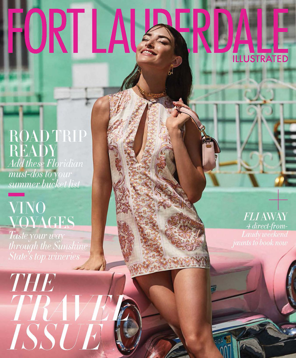 The spirit of wanderlust is strong this summer and we're celebrating with a July/August Travel Issue full of excursions (hello, road trips!) and warm weather fashion to keep you cool on any adventure. Cover shot by Gabor Jurina on location in Little Havana, Miami.