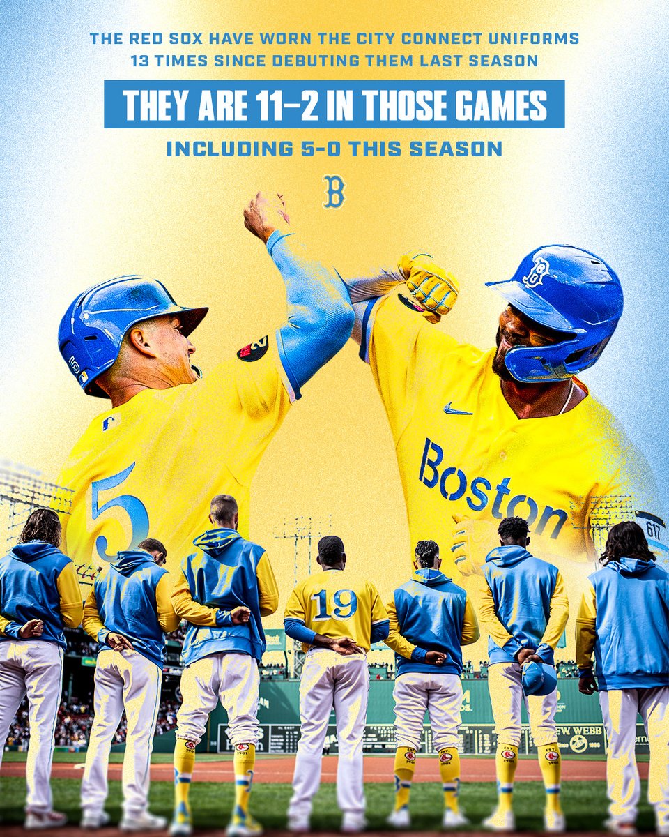 red sox and yellow uniforms