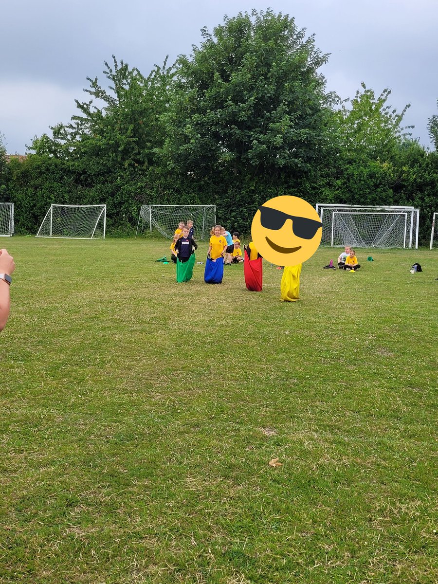 Having a go at sack race! <a href="/PE_EPS1/">PE at Elaine Primary School</a> <a href="/PrimaryElaine/">Elaine Primary</a>