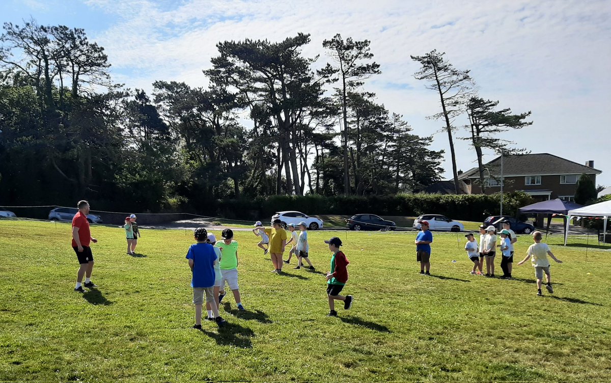 A huge thank you to <a href="/sport_ccs/">Sport and Health Swansea</a> <a href="/Chwaraeon_DSA/">Chwaraeon ac Iechyd Abertawe</a> for a fantastic multisport session this morning. What a great start to our KS2 Sports Day events.