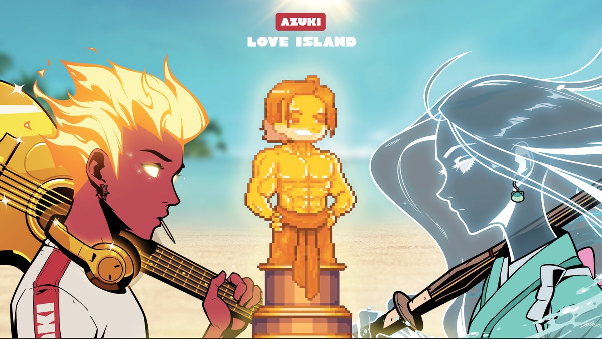 aetherfloweth's tweet photo. 🚨AZUKI LOVE ISLAND🏝️⛩️🚨

🔥 ❤️‍🔥 🌊

Congratulations to @AzukiFable &amp; @SpiritDao_ on being crowned King &amp; Queen of Azuki Love Island!

Quite the power couple if you ask me.

check your wallets.

Victory Speech?

🧵/8

@AzukiOfficial https://t.co/TiUFU6GwuH