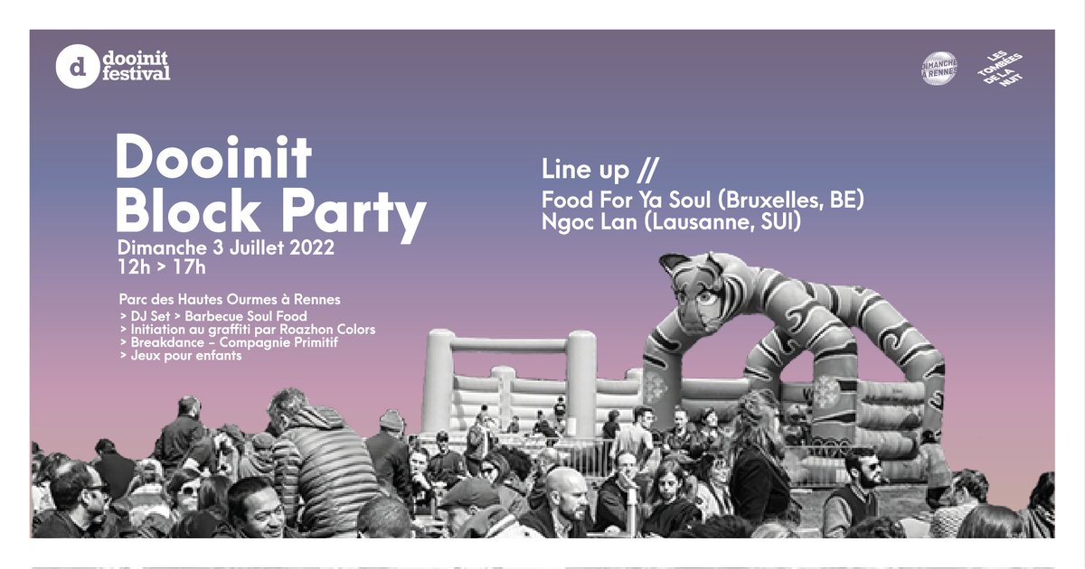 Rendez-vous le 3 juillet pour notre Block Party avec @foodforyasoul et Ngoc Lan !