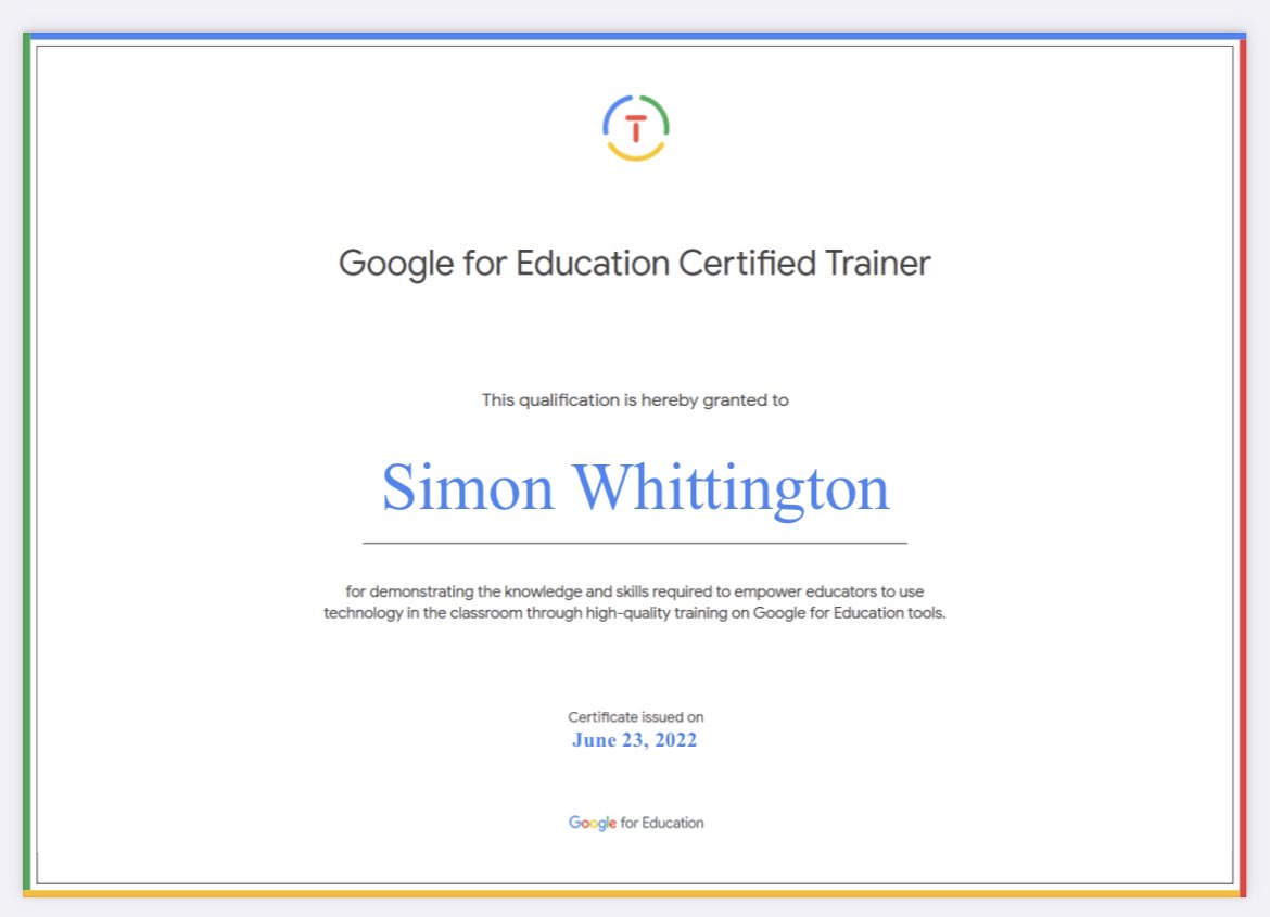 Simon Whittington tweet media