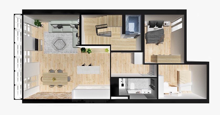 Hace algún tiempo, os adelantábamos algunas imágenes de la promoción de viviendas de @_prosema en la calle Iglesia 124. 
Seguimos con más imágenes de otra de las viviendas.

#ferrol #vldarquitectos #ferrolmola #rehabilitacion
#arquitectura