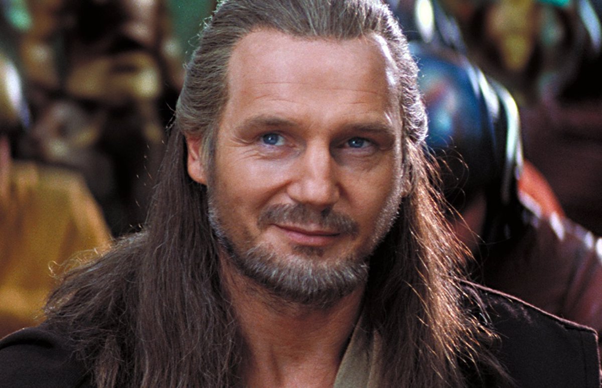 WookieeNews's tweet photo. Liam Neeson rompe su silencio acerca de su cameo en #ObiWanKenobi:

“Ciertamente no quería que nadie más interpretase a Qui-Gon Jinn, y deseaba honrar George y al mundo mítico que creó. Además, Ewan es un amigo, y me encantó trabajar con él hace 25 años.”

(Vía @THR) https://t.co/G6QbQuUG69