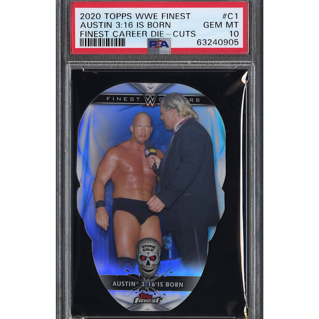 cardfoundpod's tweet image. Today, we celebrate the GOAT. 26 years ago today, @steveaustinBSR changed wrestling history forever as Austin 3:16 was born! @PSAcard #OhHellYeah #Austin316