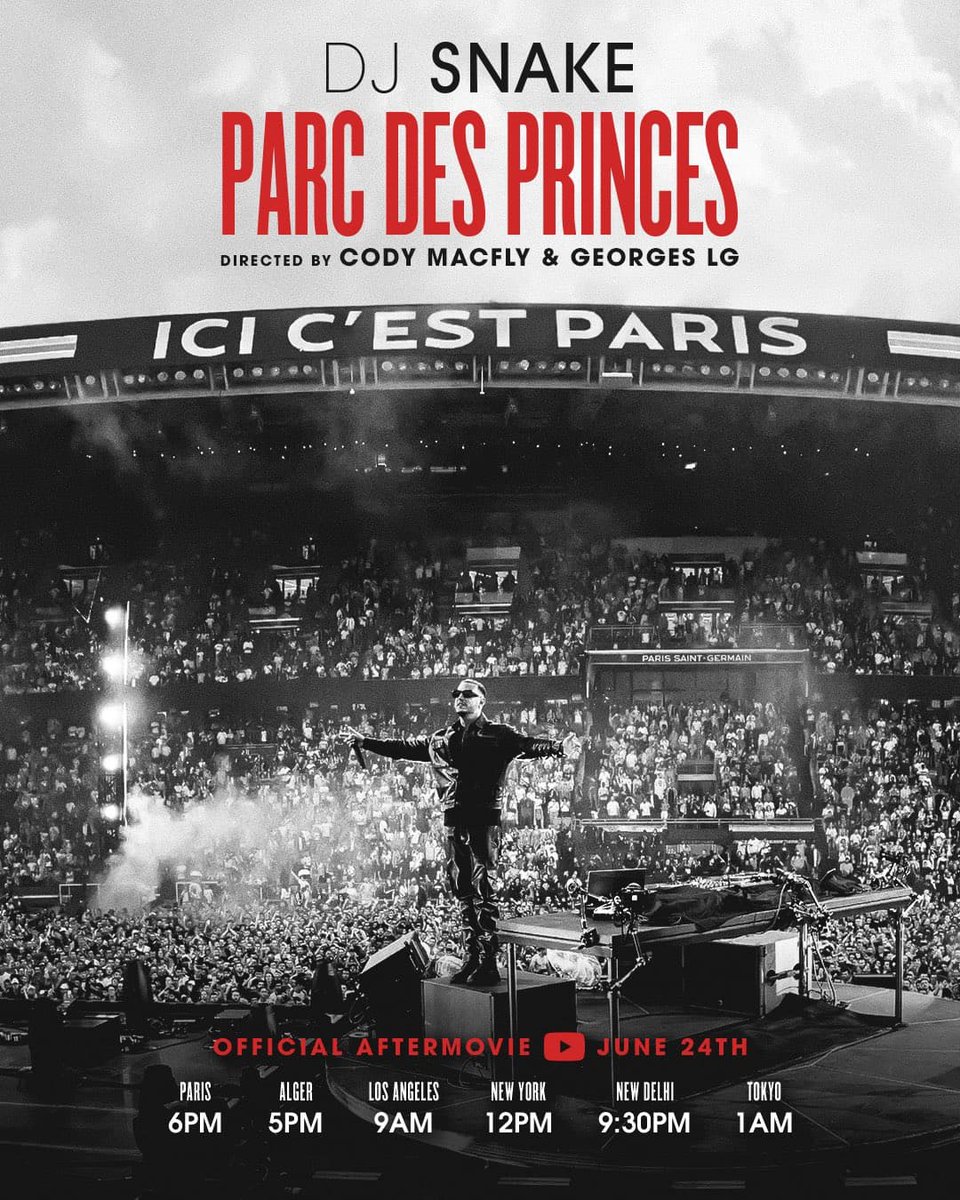 handsupelectro's tweet photo. L'aftermovie du Parc des Princes de @djsnake sera en ligne demain à 18h 🤩🐍 https://t.co/jS2JHEgPhV