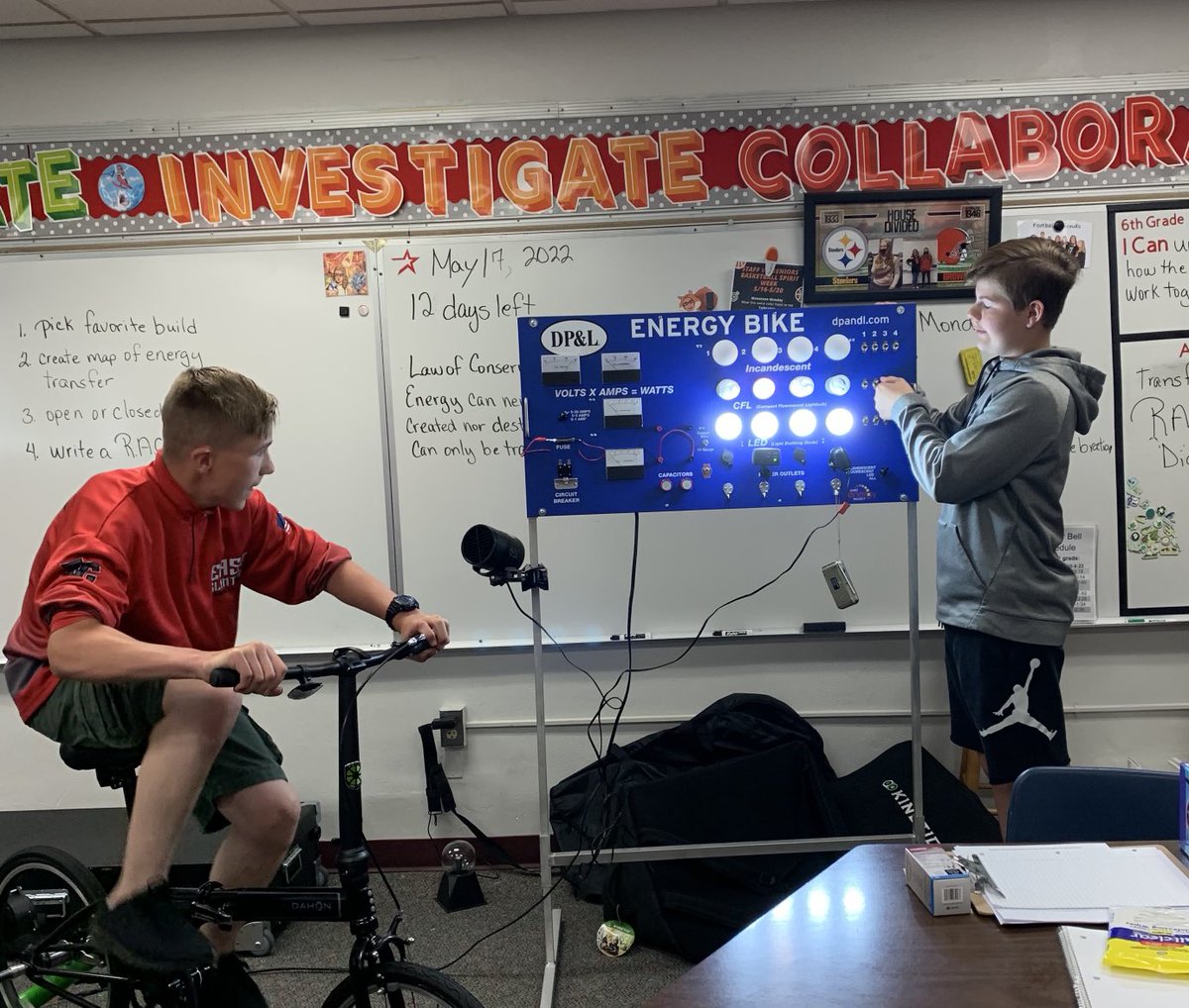 A huge shout out to the Ohio Energy Project for tuning the bike up so our students can enjoy and learn about energy consumption. ⁦<a href="/ECMS_Shaner/">Sara Shaner</a>⁩ ⁦<a href="/ECLocal/">East Clinton Schools</a>⁩ ⁦@MattMelnek⁩