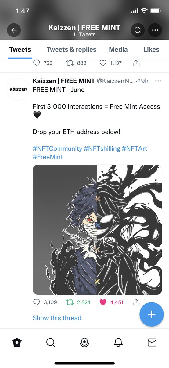 JokerJr77's tweet photo. @KaizzenNFT 0x87dF18BFF48A243a5F86B48a4bd442AA394b1C07 https://t.co/b18kM2kxhm