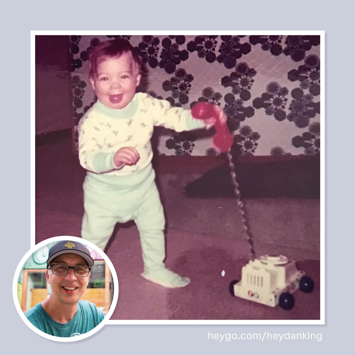 heygolive's tweet photo. What was the toy you couldnโt let go of as a kid?
For Canadaโs Dan King, his gimbal skills started at a young age with a rotary phone on wheels. No wonder heโs so smooth with his toursโฆ ๐
#HeygoWithMe https://t.co/vuEpAwwP1w