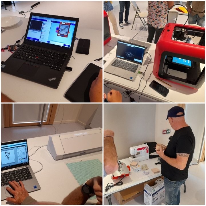 LastereSamuel's tweet photo. Journée avec les conseillers pédagogiques numérique. Présentation du kit @fablabalecole avec quelques défis
Partenariat @reseau_canope @universcience https://t.co/DDZv7kWvEh