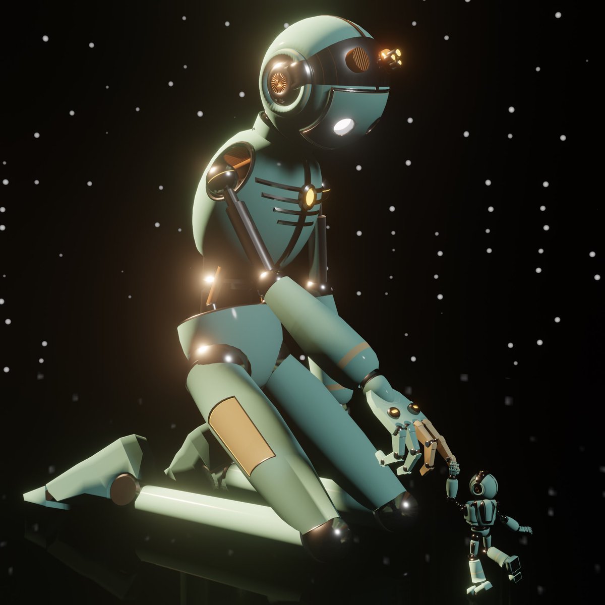 _Giga_Watts's tweet image. Feeling kinda just defeated an under the weather. I tried making a human base model, and it’s just not going well as I’d hoped. But I’m gonna give it sometime an take a break, human models aren’t my specialty. #Blender3d #ENVtuber #RobotVtuber #Vtuber #VtubersUprising