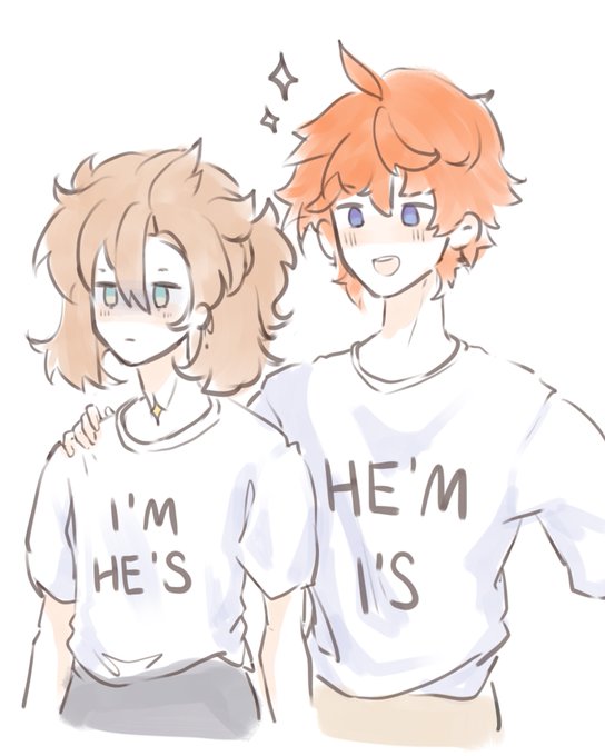 they got matching tees #chibedo 