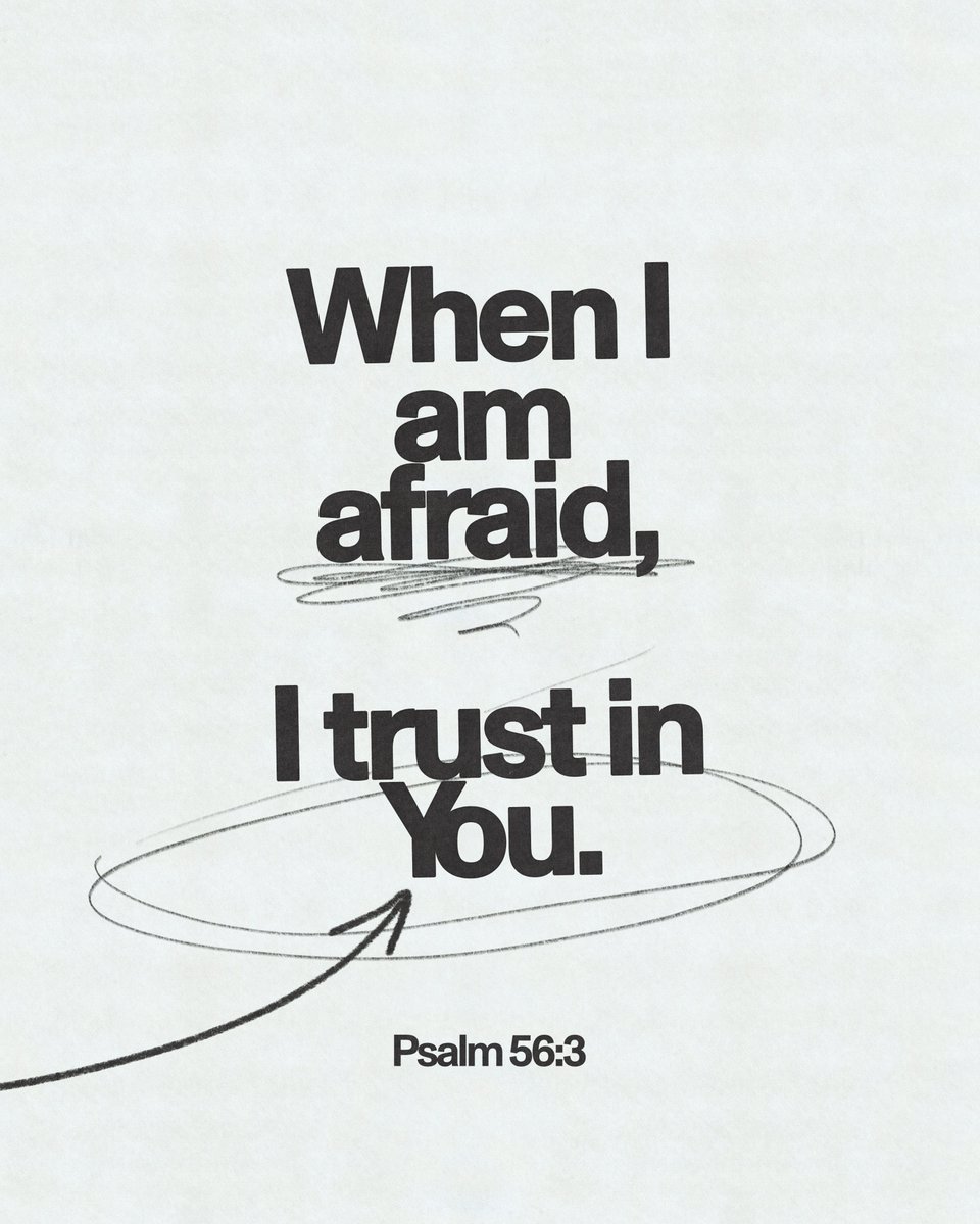 danielkolenda's tweet photo. When I am afraid, I trust in You. Psalm 56:3 https://t.co/vAOKzVUebv