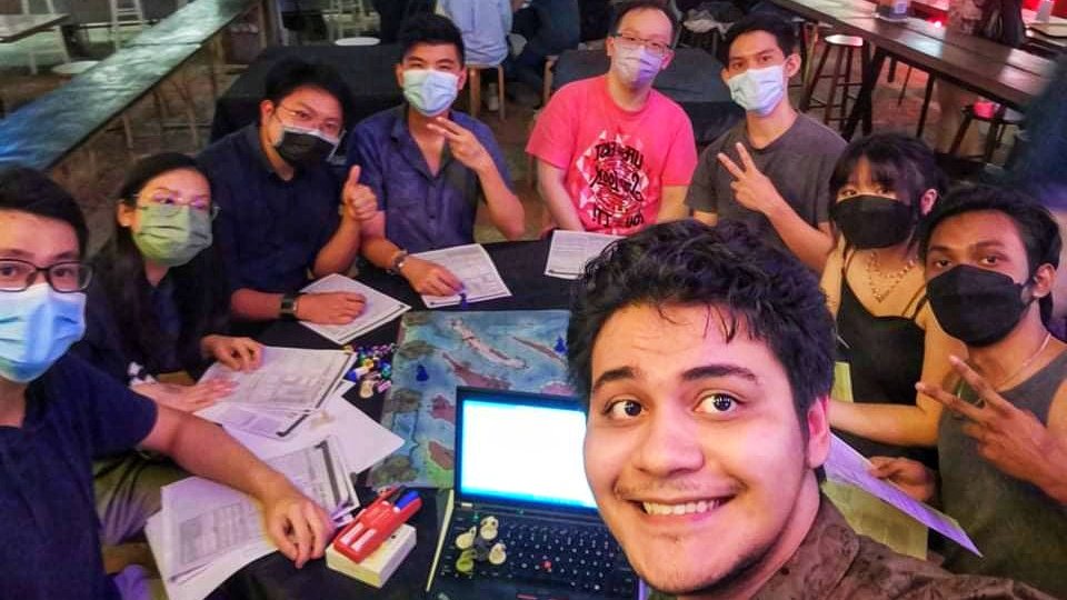 RPGMalaysia's tweet photo. #TTREXKL Thank you to everyone who joined us at REXKL on Thursday to have a go at #Witcher #Tabletop #RPG, with GM Syed. #Malaysian #gamer #geek #Malaysia #KL #kualalumpur #kakitabletop #rpgmy #game #geekculture #roleplayinggames https://t.co/opsjQOHAAL https://t.co/OUb0YmxE1B