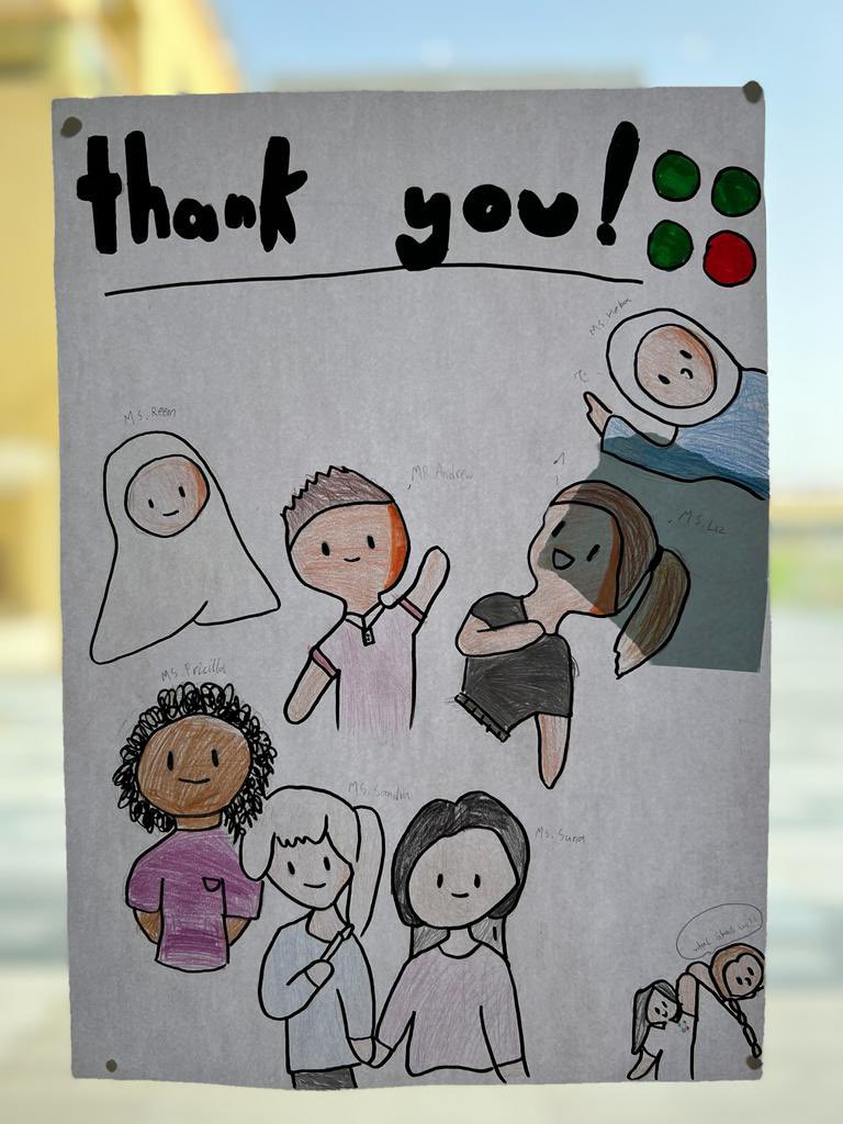 Raha_PYP_KCC's tweet photo. Our KCC Parent Team organised treats, coffee, cards and messages for our amazing teachers and staff to say thank you! Our KCC community is incredible! https://t.co/2dsLO5qiHx