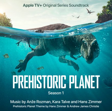 The soundtrack for #PrehistoricPlanet on @AppleTVPlus is available Friday June 24th. Music by @HansZimmer, @karatalve & @ARozmanComposer. Theme by Hans Zimmer & Andrew Christie (Hans Zimmer appears courtesy of 14th Street Music) 🦖 — Pre-save🔗: lnkd.in/gX9KS7qa
