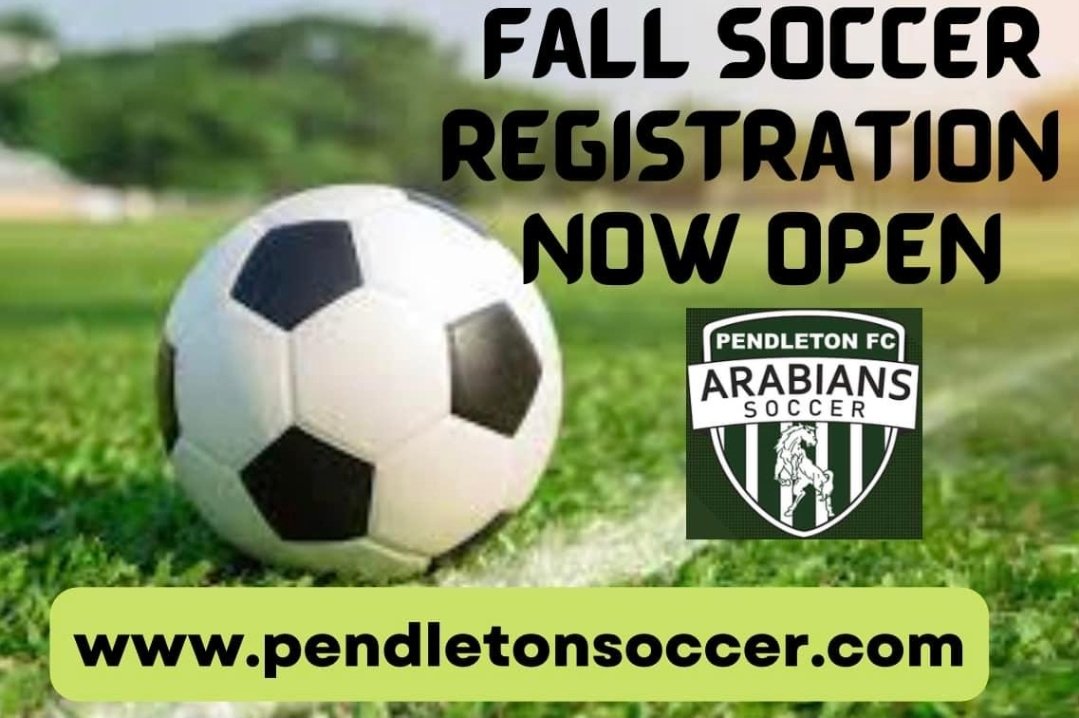 Pendleton_FC's tweet image. Pendleton FC Rec Registration for the Fall 2022 Soccer Season are now open!

Micro-Kickers: (2019 - 20 Birth Year)
Rec U6, U8, U10: (2013 - 18 Birth Year)
Rec Plus U12, U14: (2009 - 20 Birth Year)

Register Here
system.gotsport.com/programs/2691P…

REGISTRATION:
Closes July 25

Sign Up Today