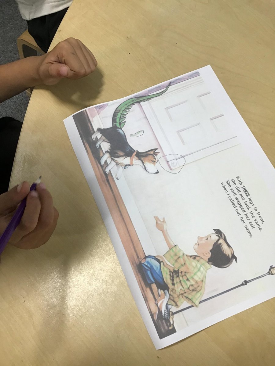 MrsGriffiths7's tweet image. Today in Maths we  read us a book called One odd day. We discussed what was odd in the pictures and why. Then in pairs we circled all the things that were odd for example the dog had 3 legs @StanleyGrovePA #oddandeven #maths #numericalpatterns