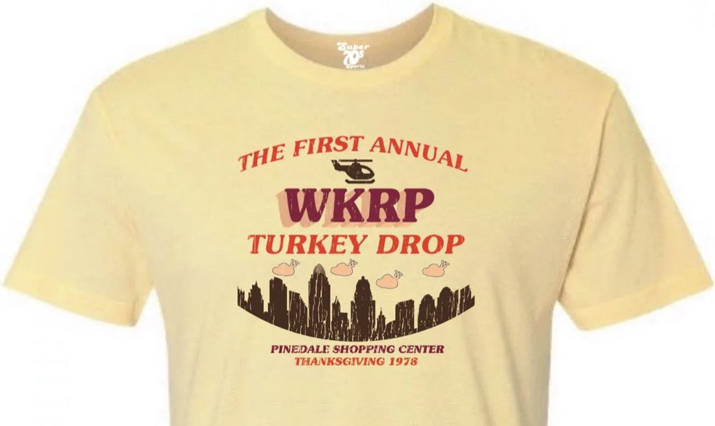 Super70sSports's tweet image. “As God is my witness, I thought turkeys could fly."

👉 super70ssportsstore.com