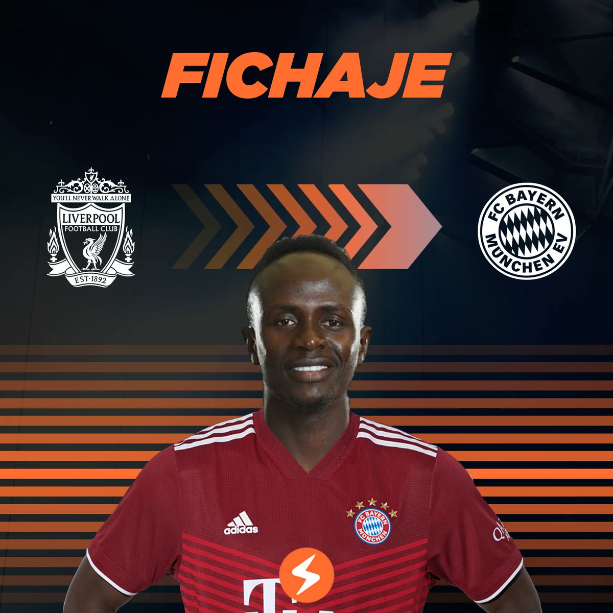 💸32 millones por el fichaje
💸9 millones pro objetivos
💸60 millones de sueldo repartido en 3 temporadas, es decir, 20 millones por temporada.
En definitiva, mané podría costarle al <a href="/FCBayernES/">FC Bayern München Español</a> más de 100 millones por un fichaje de 3 años. #Mane #SadioMane #Bayern #Fichajes