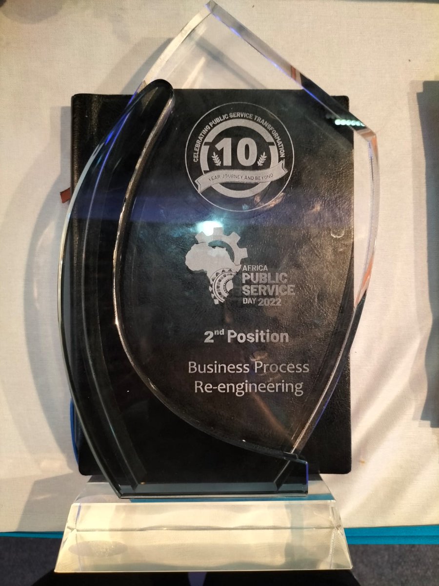 SP_Kenya's tweet photo. Earlier today @SP_Kenya emerged second position in the Business Process Re-engineering category during the Africa Public Service Day 2022 celebrations held at KICC. The award celebrates the innovative programs by @SP_Kenya to serve citizens. https://t.co/5pyqs3K1nf
