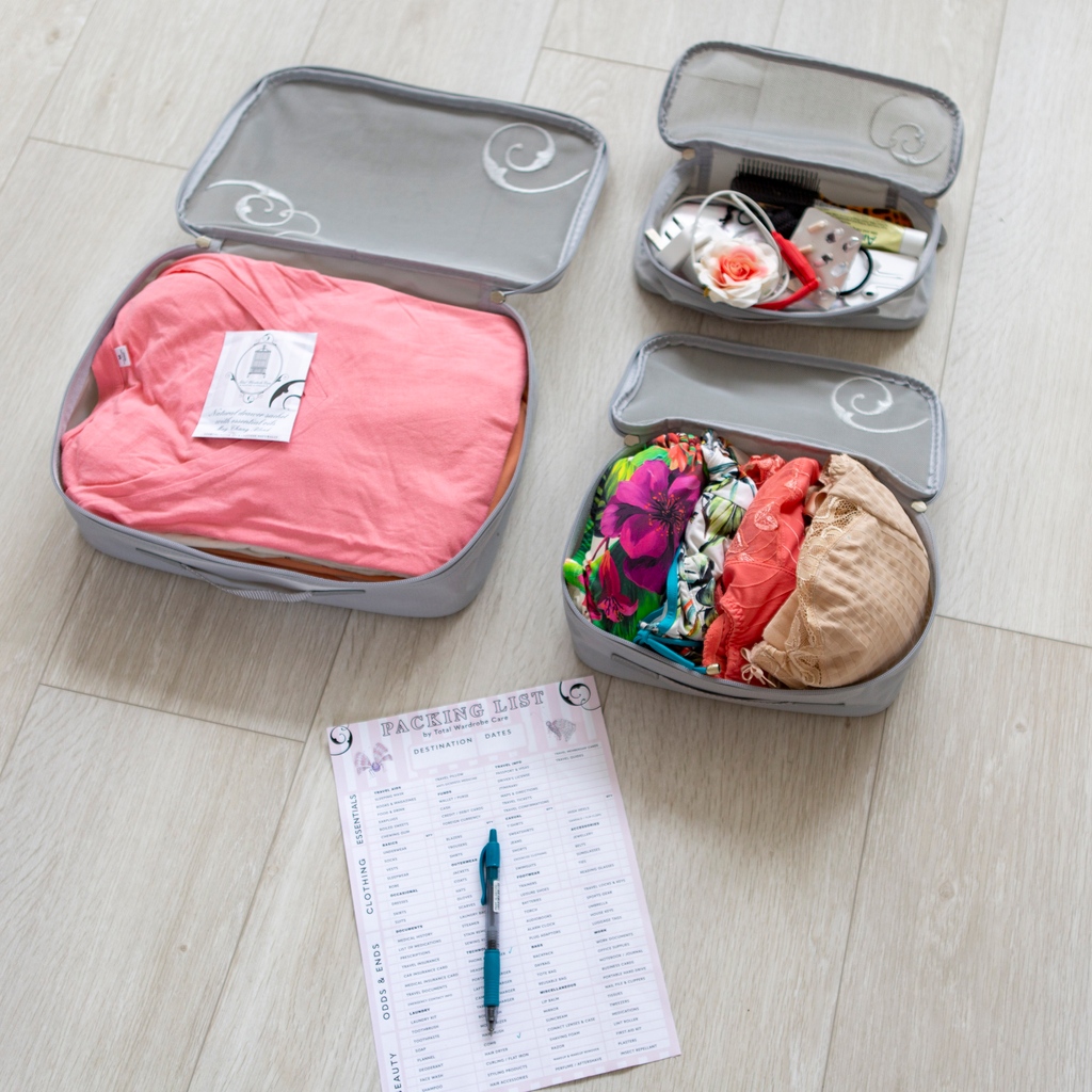 The only addition to your suitcase you need this summer are these...⁠Unless you need a new sunhat...we can understand that too 👒Packing for your holiday has never been easier with our set of 3 Packing Cubes. Buy 2 sets and get £20 off! #totalwardrobecare #messypackers #moths