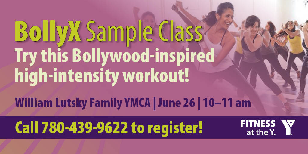 Try something new! We're offering our first beginner-friendly sample class of a Bollywood-inspired high-intensity dance workout. Move to the sounds from South India, Indians Folk and Desi-pop. 

Register at William Lutsky Family YMCA or call 780.439.9622. 

#YEGDance #YEG