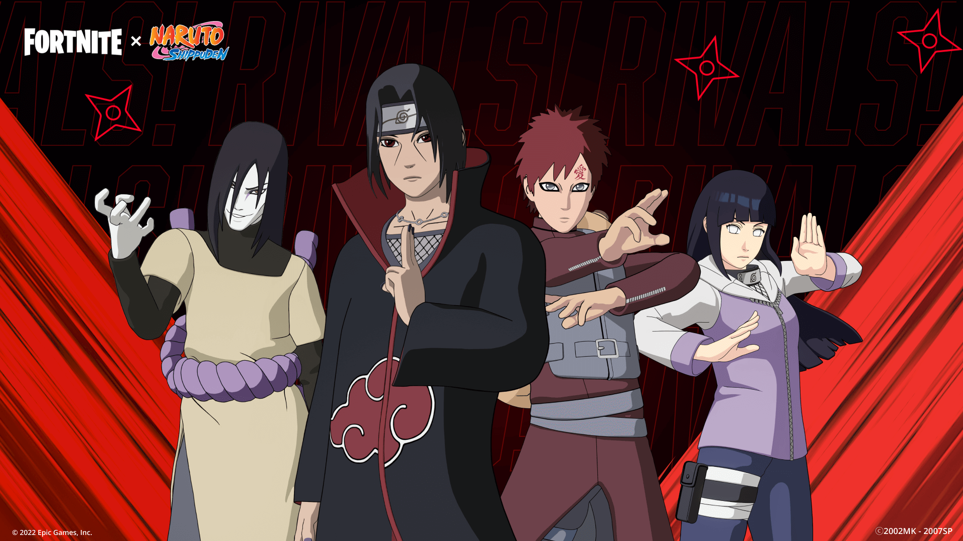 Shiina on X: ALL NEW SKINS (NARUTO COLLAB) IN-GAME!! Drop a like