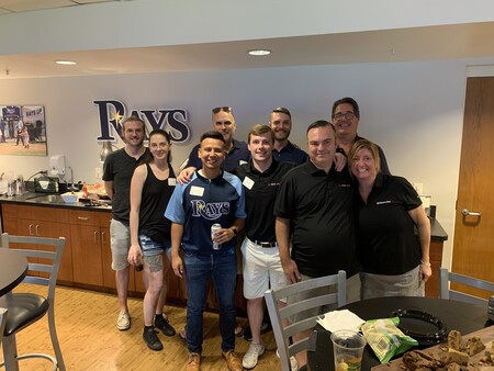 Kiteworks's tweet image. Thank you @tevora for inviting us to the Rays vs. Yankees game and @ZeroFox for being a fantastic cosponsor! The Rays came away with the W, which capped off a great night. 

#KiteworksChannelFirst #channelpartners #NYYankees #TBRays #Tevora #ZeroFox