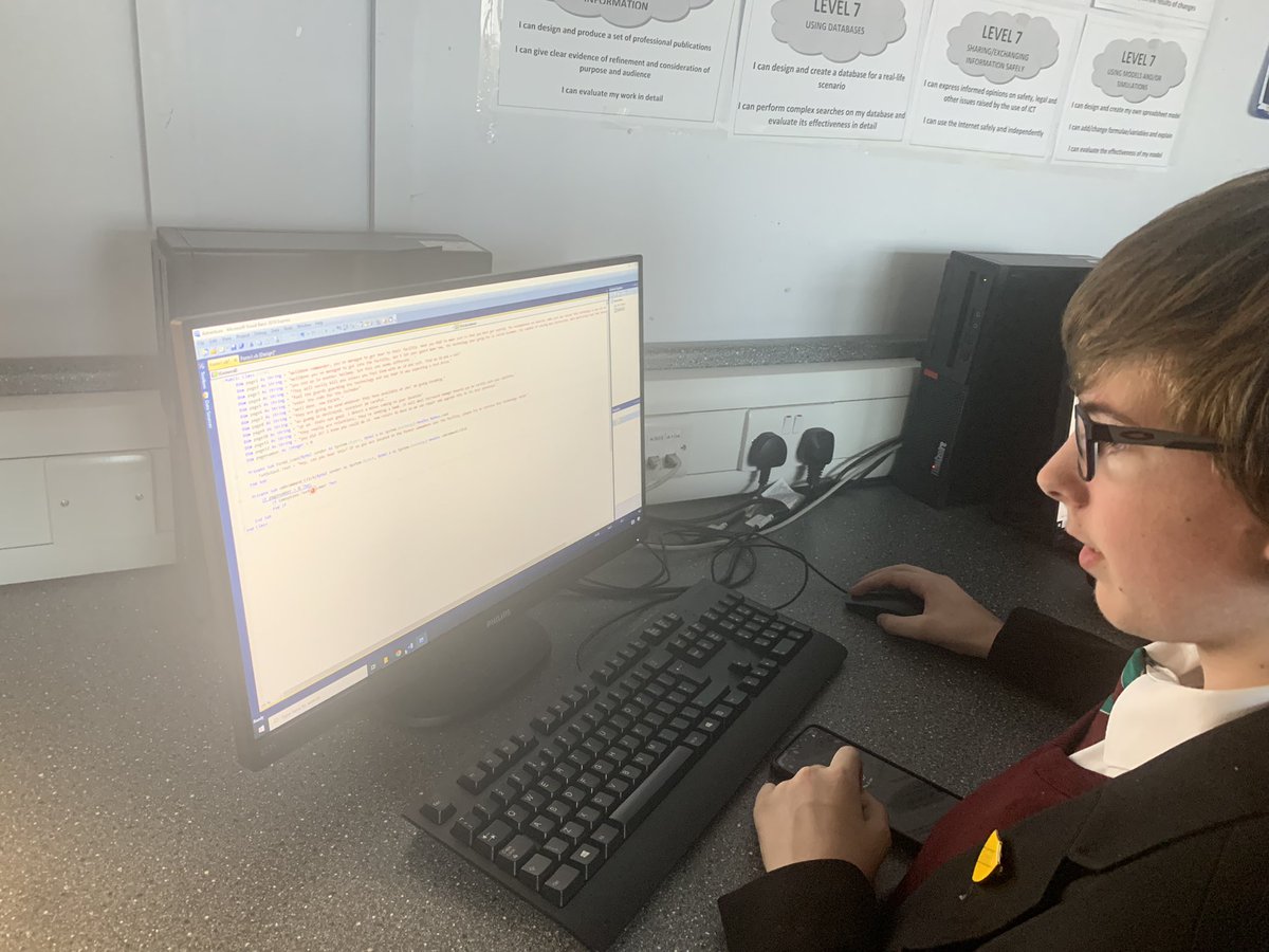 FHS_ICT's tweet photo. Real buzz at Coding Club today in Rm33! Students working on their Scratch, Python and VB projects. Adderchog! https://t.co/Zf2DvfKVli
