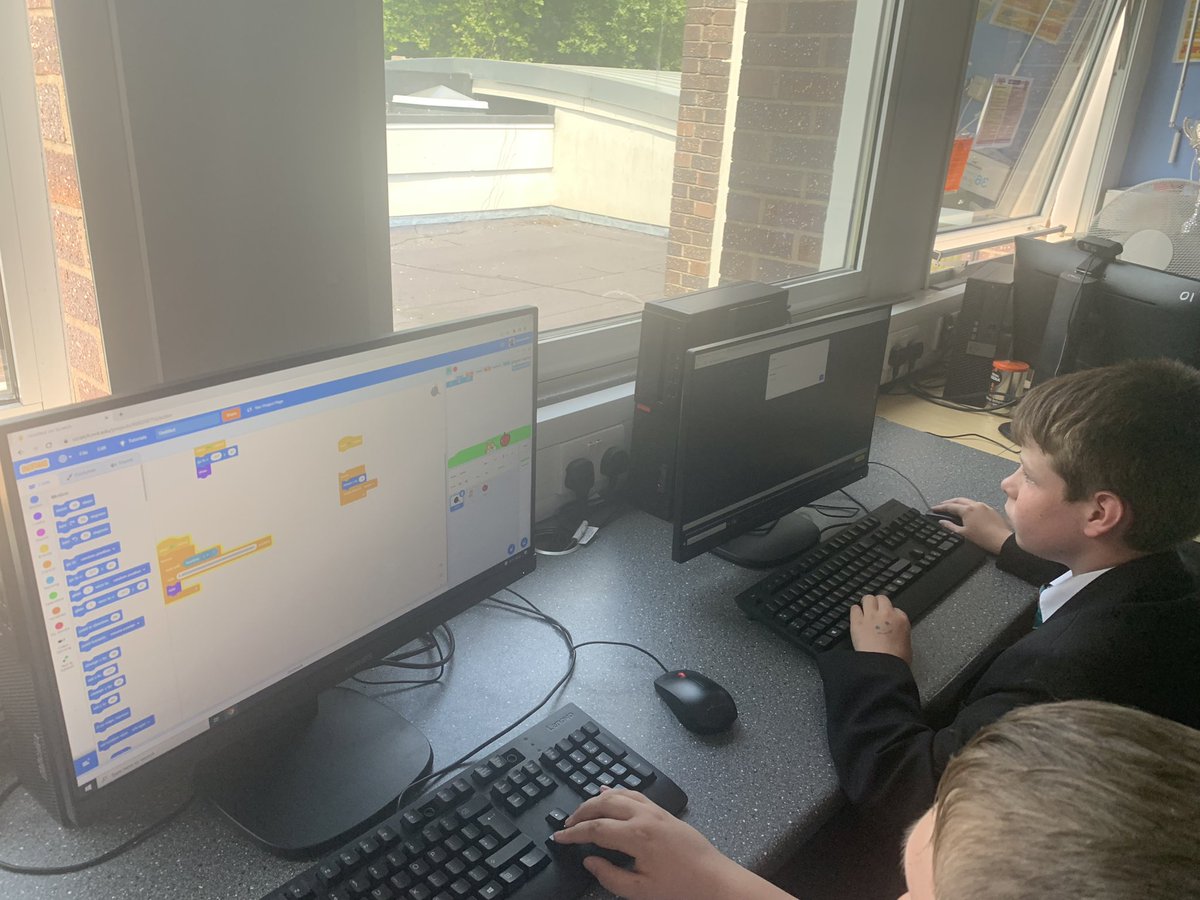FHS_ICT's tweet photo. Real buzz at Coding Club today in Rm33! Students working on their Scratch, Python and VB projects. Adderchog! https://t.co/Zf2DvfKVli