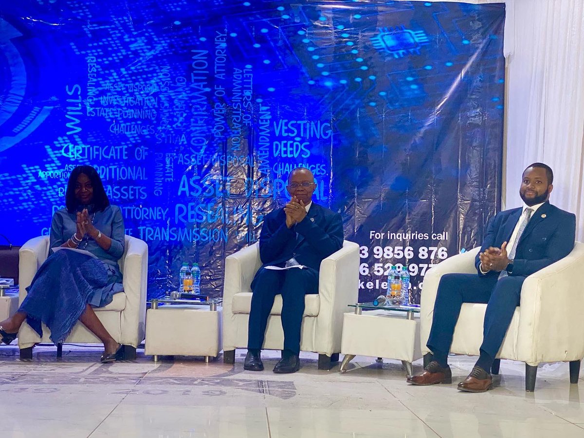 ParthianSec's tweet photo. Today at Legacy Summit organized by @berkeley_legal . We were represented by our Head of Investment Research, Oluwaseun Dosunmu on the panel to discuss the vital issue of Wills and unclaimed assets.
#berkerlylaw #legacysummit #parthiansecurities https://t.co/QWgkH1OHpi
