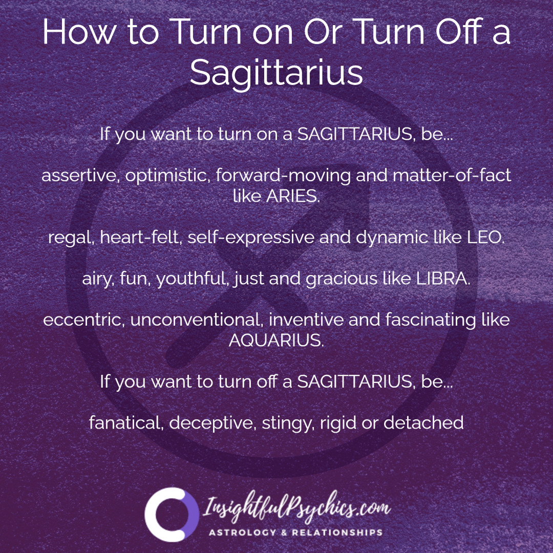 Sagittarius Turn Ons