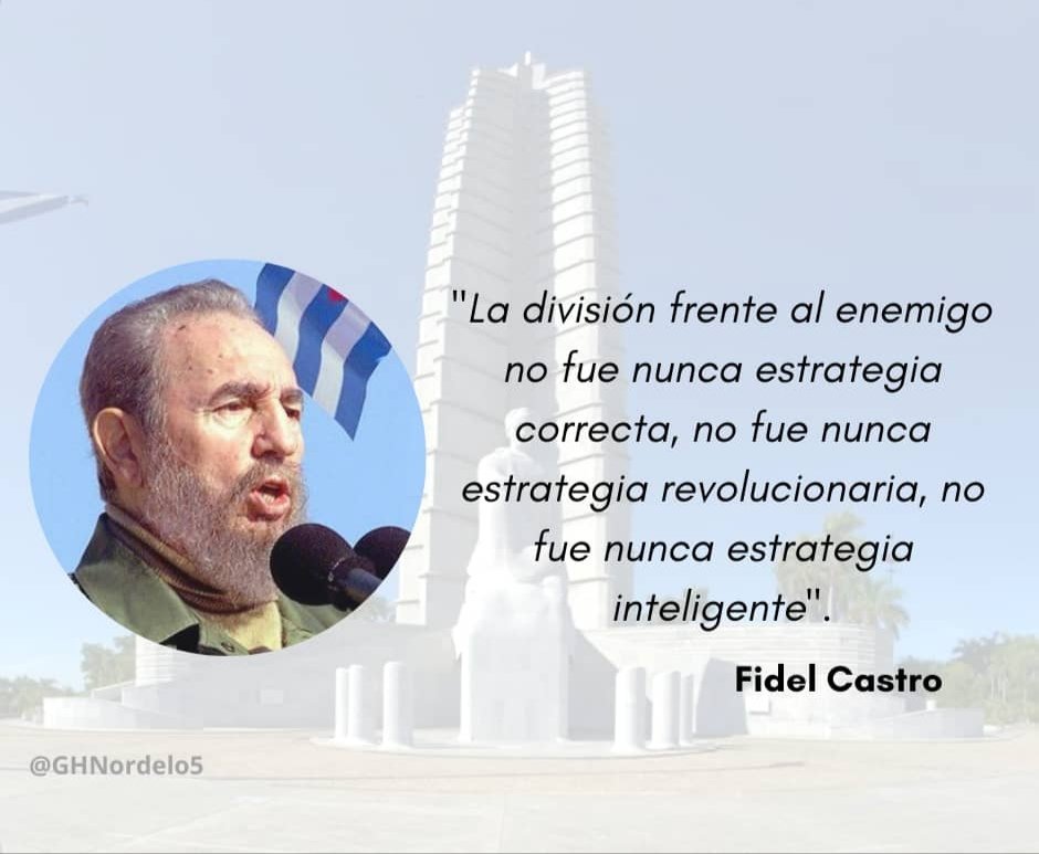 GHNordelo5's tweet photo. Mucho insistió #Fidel en la importancia de la unidad. #Cuba #FidelVive #CDRCuba #SomosDelBarrio https://t.co/3K7chC5Njy
