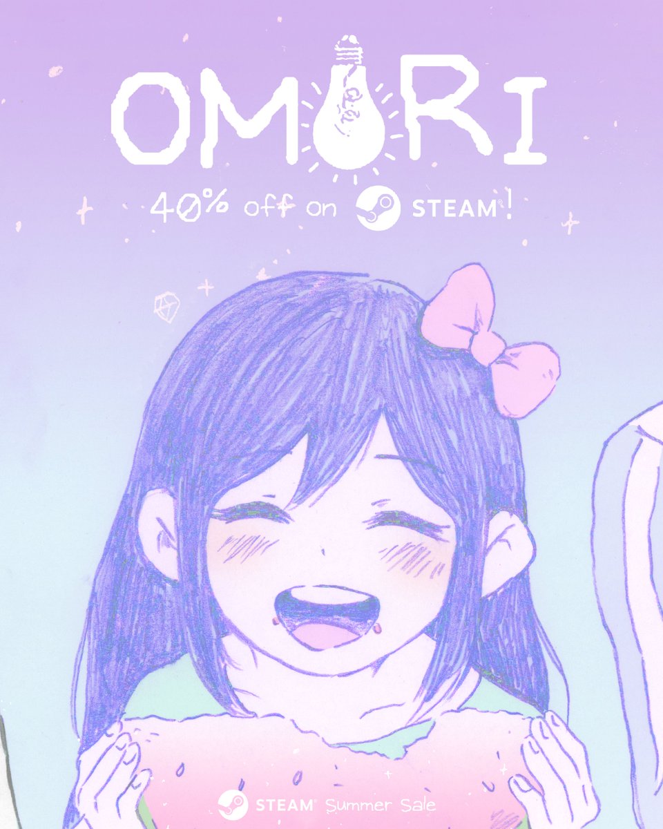 OMORI on Twitter "OMORI is 40 off as part of steam’s summer sale from